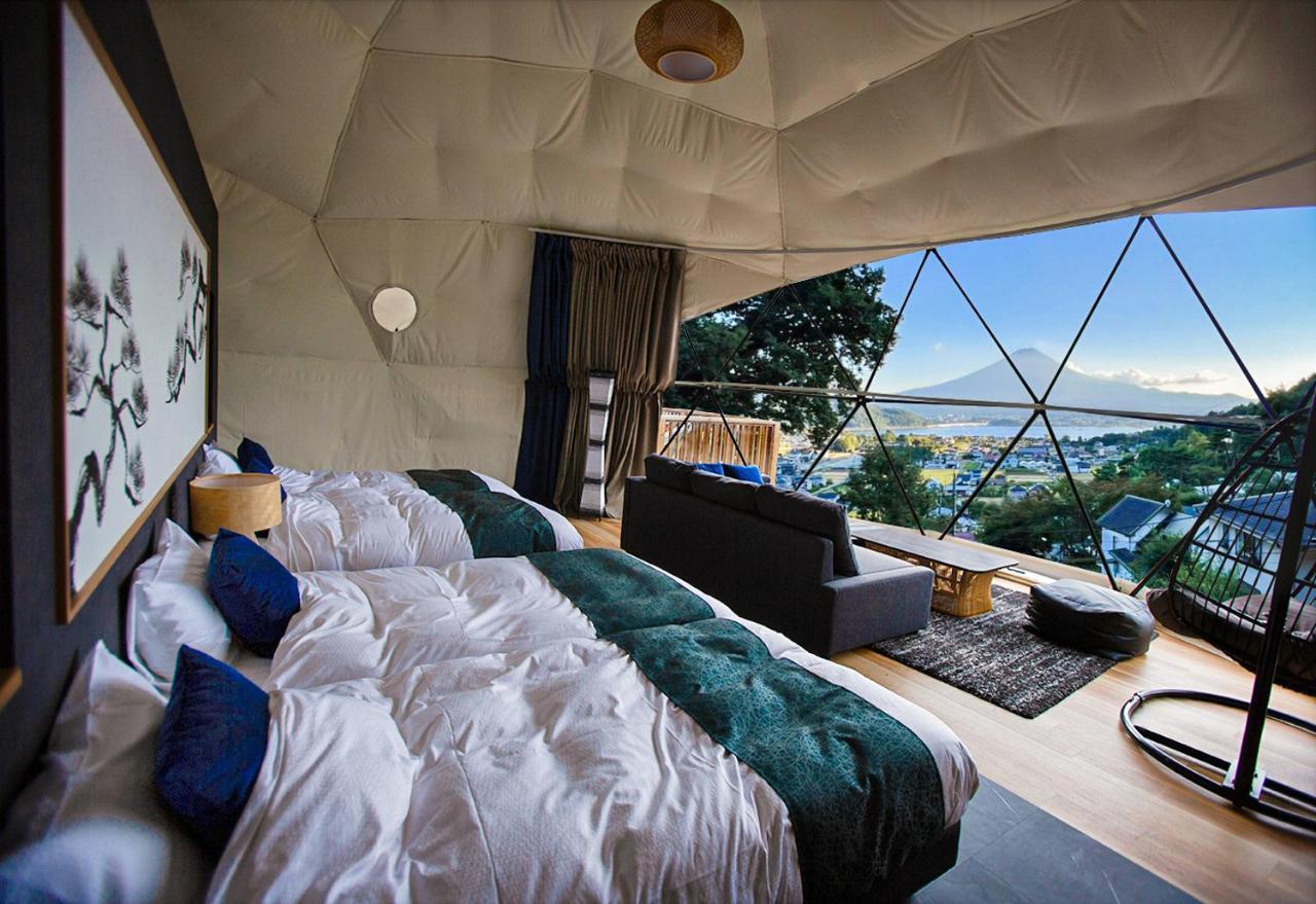 Mt.Fujiグランピングテラス　嶺乃華 Hotel Fujikawaguchiko Ngoại thất bức ảnh